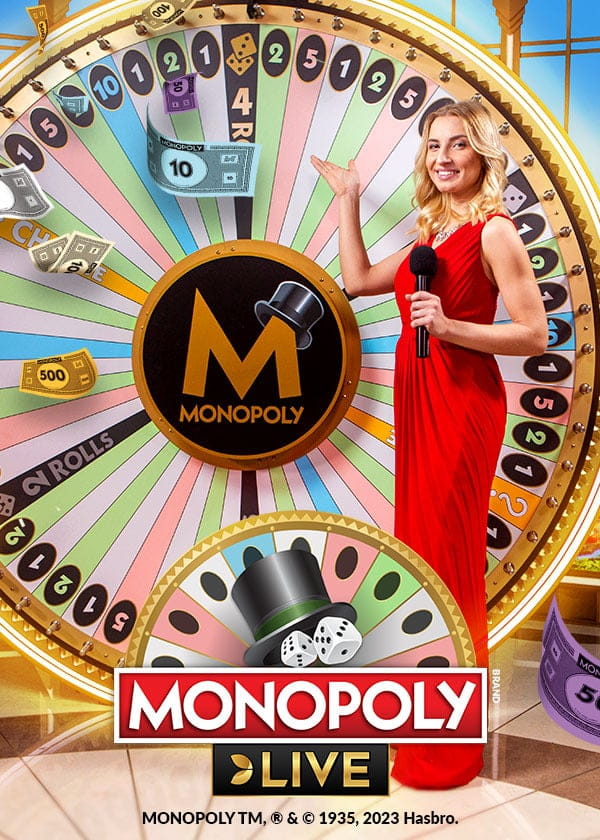 Monopoly Live — interaktive Brettspiel-Show mit echtem Dealer von Evolution Gaming im Vodds Casino
